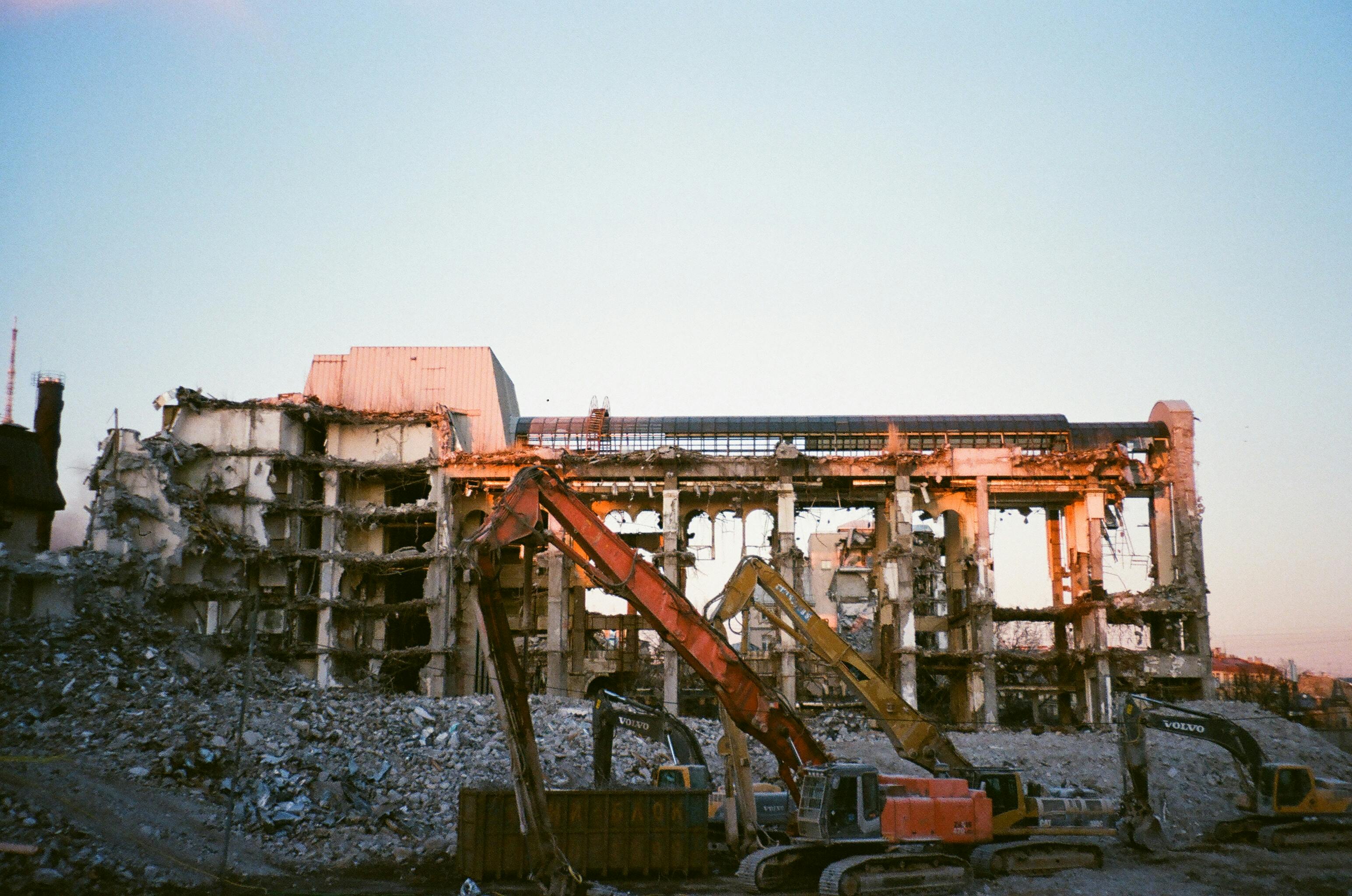 Cantiere edile demolizioni